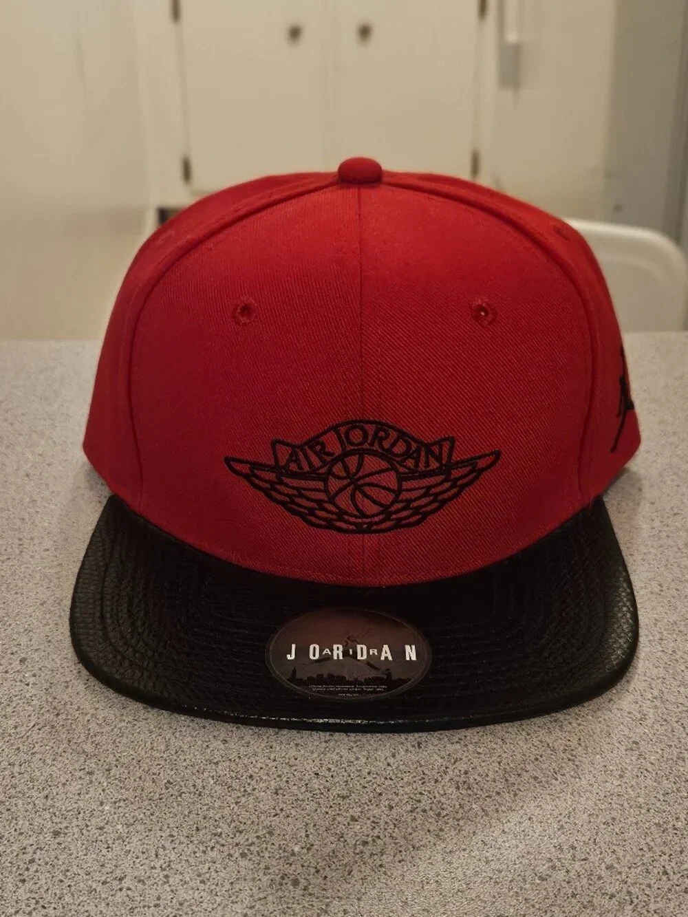 Jordan Nike Air Wings Bred Jumpman Team Hat Snapback Cap